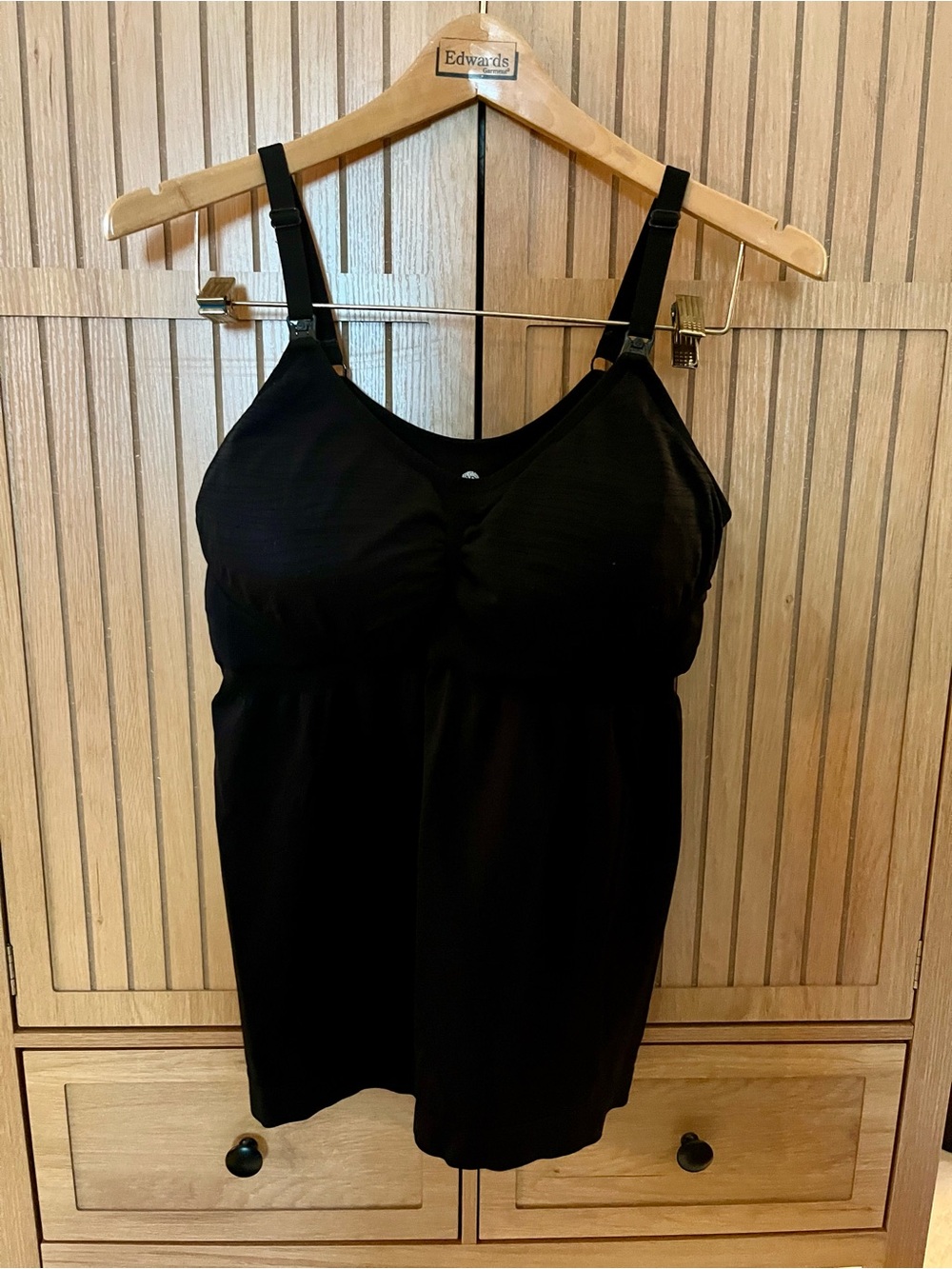Black Maternity/Nursing & Pumping Tank Top by Kindred Bravely
